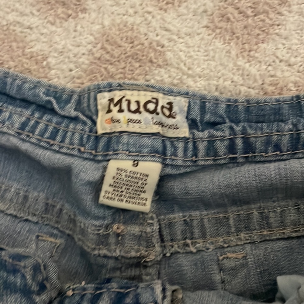 Vintage Patchwork Distressed Jeans - image 7